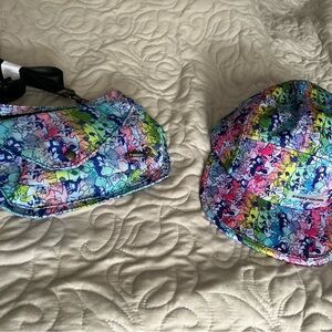 Blue and Pink Floral Bags Accessories